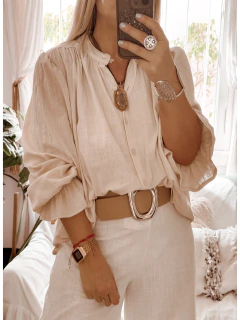 Camisa Africa manteca - Oliwa Clothes