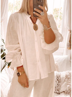 Camisa Africa Blanca - Oliwa Clothes