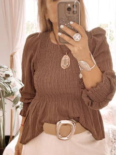 Blusa Magui chocolate - Oliwa Clothes