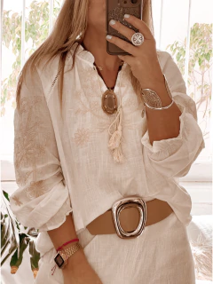 Blusa Delhi blanca en internet