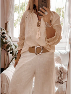 Blusa Delhi beige - Oliwa Clothes