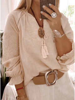 Blusa Delhi beige - comprar online