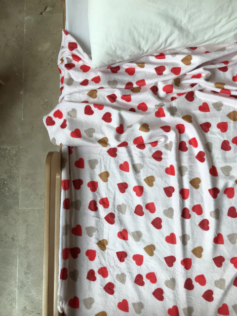 Manta Polar Corazones F