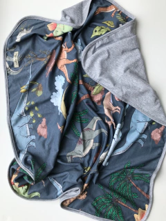 Manta Jersey Dinos Azul - CoolnCotton