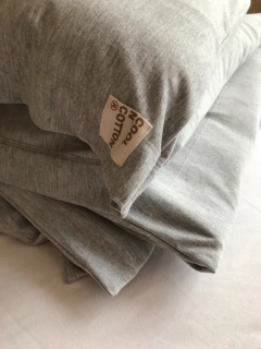 FUNDA SET GRIS MELANGE F - CoolnCotton