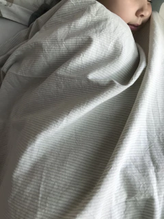 FUNDA EDREDÓN MILRAYAS GRIS PERLA - CoolnCotton