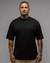 T-shirt Oversized Texturizada Ravello Preta - comprar online