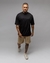 T-shirt Oversized Texturizada Ravello Preta na internet
