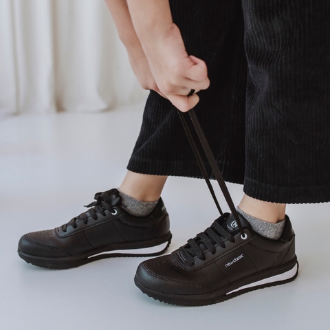 Zapatillas niño 1559 - Tenis Colegial- Negro