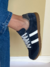 Zapatillas Retro Caballero Cuero art 6001 Azul G acero
