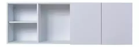 Alacena 140 Cm Mueble Cocina Livorno Blanco Ricchezze - comprar online
