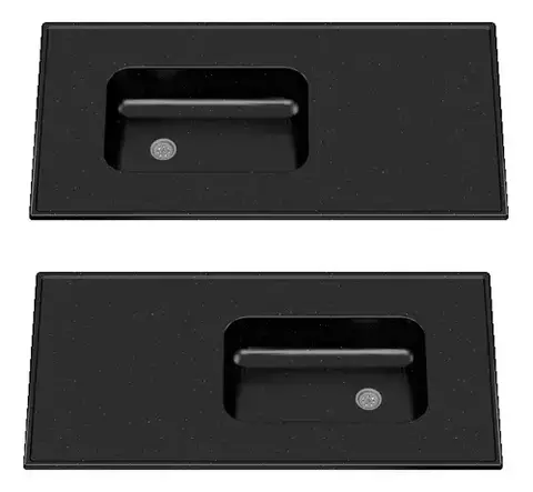 Mesada Marmol Sintetico 120 x 60 cm Bacha Reversible Durafort - comprar online