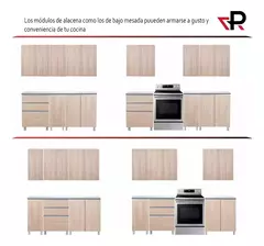 Mueble Cocina Bajo Mesada + Alacena Ricchezze Potenza 180 - comprar online