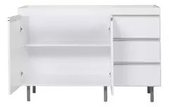 Bajo Mesada Cocina Arco Blanco 120 Cm Perfil J Aluminio - Pignataro Diseño & Construccion