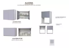 Alacena Potenza Gris 200 Cm Con Porta Microondas C/ Piston en internet