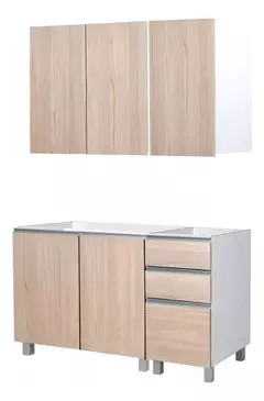 Combo Cocina Bajo Mesada 120 + Alacena Ricchezze Potenza - Pignataro Diseño & Construccion