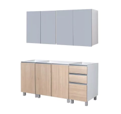 Combo Cocina Bajo Mesada 160 Cm + Alacena Ricchezze Potenza - comprar online