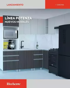 Imagen de Mueble Cocina Bajo Mesada 100 Cm - 2p Ricchezze Potenza
