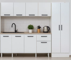 Bajo Mesada 160 Cm + Alacena + Despensero Tolva 2p Turin - comprar online