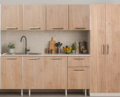 Bajo Mesada 160 Cm + Alacena + Despensero Tolva 2p Turin - tienda online