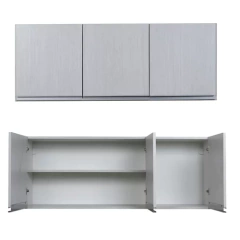 Alacena Cocina Arco 1,20 Con Porfil J Ricchezze Roble Blanco