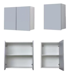 Alacena 100 Cm Gris Perla Potenza Ricchezze Mueble Cocina