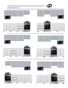 Alacena Potenza Gris 240 Cm Con Porta Microondas C/ Piston - Pignataro Diseño & Construccion