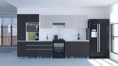 Mueble Bajo Mesada 190 Cm 2p + Especiero Y Cajonera Potenza en internet