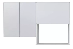 Alacena Potenza Gris 140 Cm Con Porta Microondas C/ Piston en internet