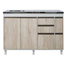 Combo Cocina Alacena + Bajo Mesada 140 Sorrento Ricchezze - comprar online