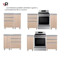 Mueble Cocina Bajo Mesada Ricchezze Potenza 70 Cm Multiuso - comprar online