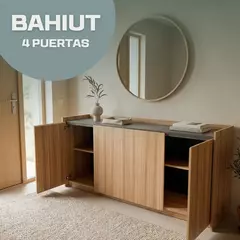 Mueble Bahiut Rack Tv Stone 180 Cm 4 Ptas