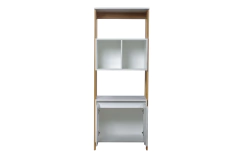 Aparador Organizador Calabria Biblioteca Estanteria Puertas - Ricchezze en internet