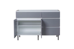 Mueble Bajo Mesada De Cocina Premium 120 cm Moderno 2p 3c Livorno - Ricchezze - comprar online