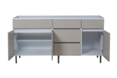 Imagen de Mueble Bajo Mesada De Cocina Premium 160 cm Moderno 3p 4c Livorno - Ricchezze