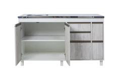 Imagen de Bajo Mesada Cocina Sorrento 140 cm Perfil J Ricchezze