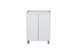 Mueble Cocina Bajo Mesada 60 Cm Potenza Blanco Aluminio - comprar online