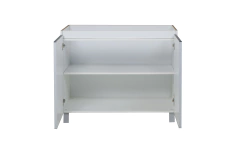 Bajo Mesada 240 Potenza Blanco + Alacena 240cm Sorrento Gris - Pignataro Diseño & Construccion