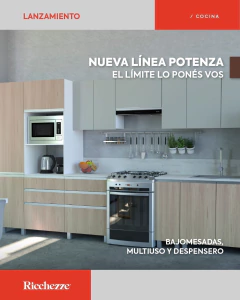 Imagen de Alacena Porta Microondas 60 Cm Gris Perla Potenza C/ Piston neumático