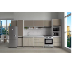 Bajo Mesada Cocina Sorrento 160 Cm Perfil J Ricchezze - Pignataro Diseño & Construccion