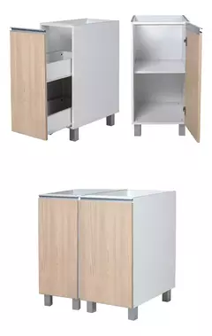 Mueble Bajo Mesada 70 Cm 1 Puerta + Especiero Cajon Potenza - tienda online
