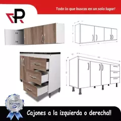Combo Mueble Cocina Bajo Mesada Ricchezze Arco 160 + Alacena - Pignataro Diseño & Construccion