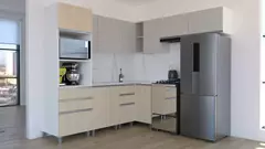 Imagen de Mueble Bajo Mesada 170 Cm 2p + Especiero Y Cajonera Potenza