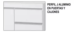 Mueble Cocina Alacena 120 Cm Arco Blanco Perfil J Aluminio - tienda online