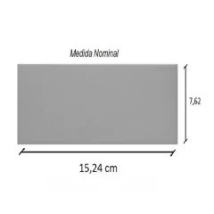 Cerámica Azulejo Acuarela 7,5x15 Gris Brillante X Caja - Pignataro Diseño & Construccion