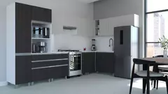 Bajo Mesada 180 + Alacena + Sobrepurificador Potenza