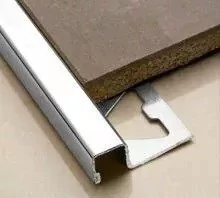 Guardacanto Quadra Acero Inox 10x10 Ceramica Atrim 1810