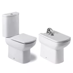 Inodoro Largo + Deposito + Bidet Roca Dama Senso!!! - comprar online