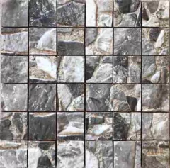 Mallas De Piedra Muralla Gris 30x30 Revestimiento Decorativo