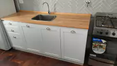 Mueble A Medida Bajo Mesada Vintage blanco laqueado en internet